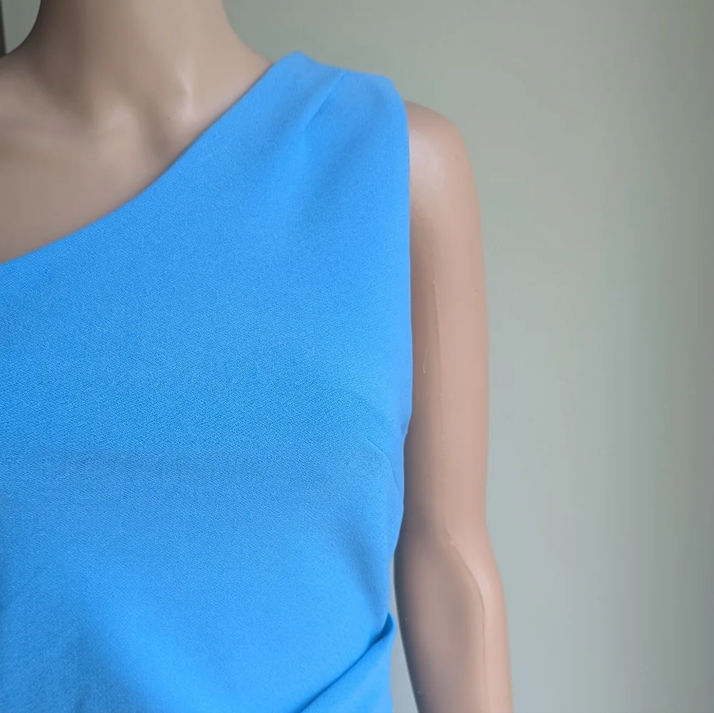 Jean Jail Willow midi one shoulder dress sky blue - Picture 4 of 11